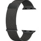 Wiwu MagFlex Secure Apple Watch / Ultra Uyumlu Milano Örgü Metal Kordon Siyah Wiwu