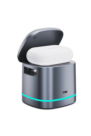 Wiwu Wi-W024 Rubik Küp Ambiyans Işıklı 3in1 Kablosuz Şarj Standı  Wiwu