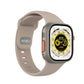 Wiwu Wi-WB0201 Comf Secur Apple Watch / Ultra Uyumlu Silikon Kordon Krem wiwu
