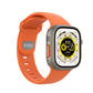 Wiwu Wi-WB0201 Comf Secur Apple Watch / Ultra Uyumlu Silikon Kordon Turuncu wiwu