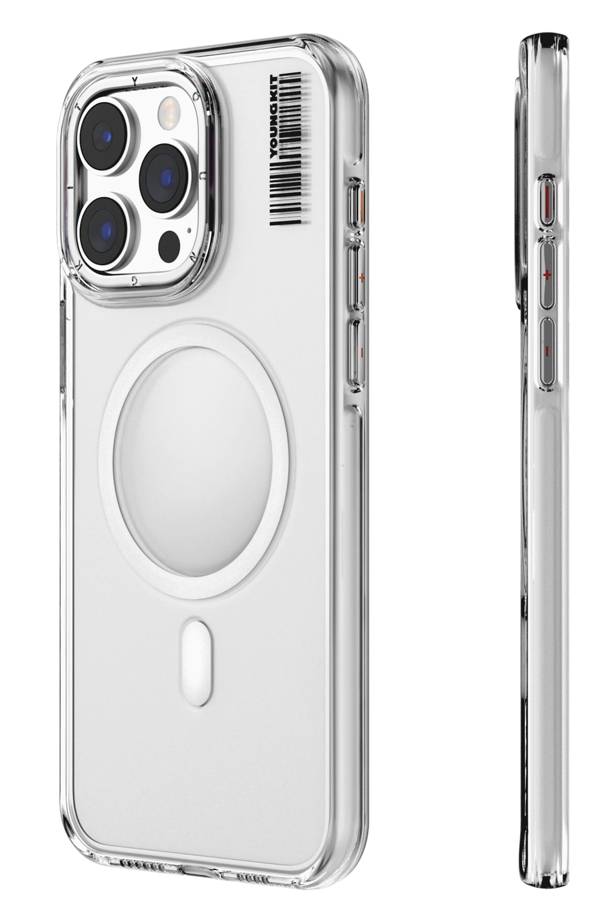 Youngkit Crystal Shield iPhone 14 Pro Max uyumlu Magsafe Şeffaf Kılıf  Youngkit
