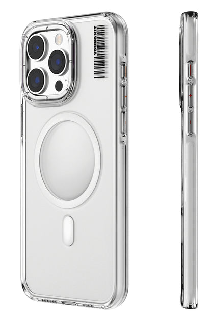Youngkit Crystal Shield iPhone 14 Pro Max uyumlu Magsafe Şeffaf Kılıf  Youngkit