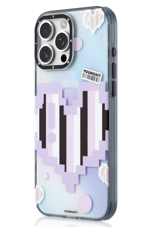 Youngkit Love iPhone 16 Pro Max Magsafe Uyumlu Mor Kılıf  Youngkit