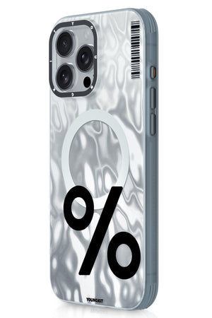 Youngkit Mathematical iPhone 16 Pro Max Magsafe Uyumlu Gümüş Kılıf  Youngkit