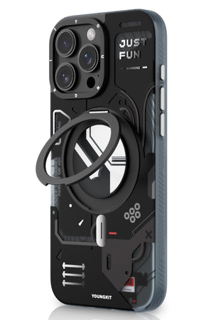 Youngkit Starship Serisi iPhone 16 Pro Max Magsafe Uyumlu Kılıf Siyah Youngkit