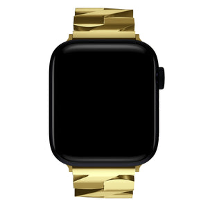Apple Watch Uyumlu Zigzag Loop Kordon Gold  bikordon