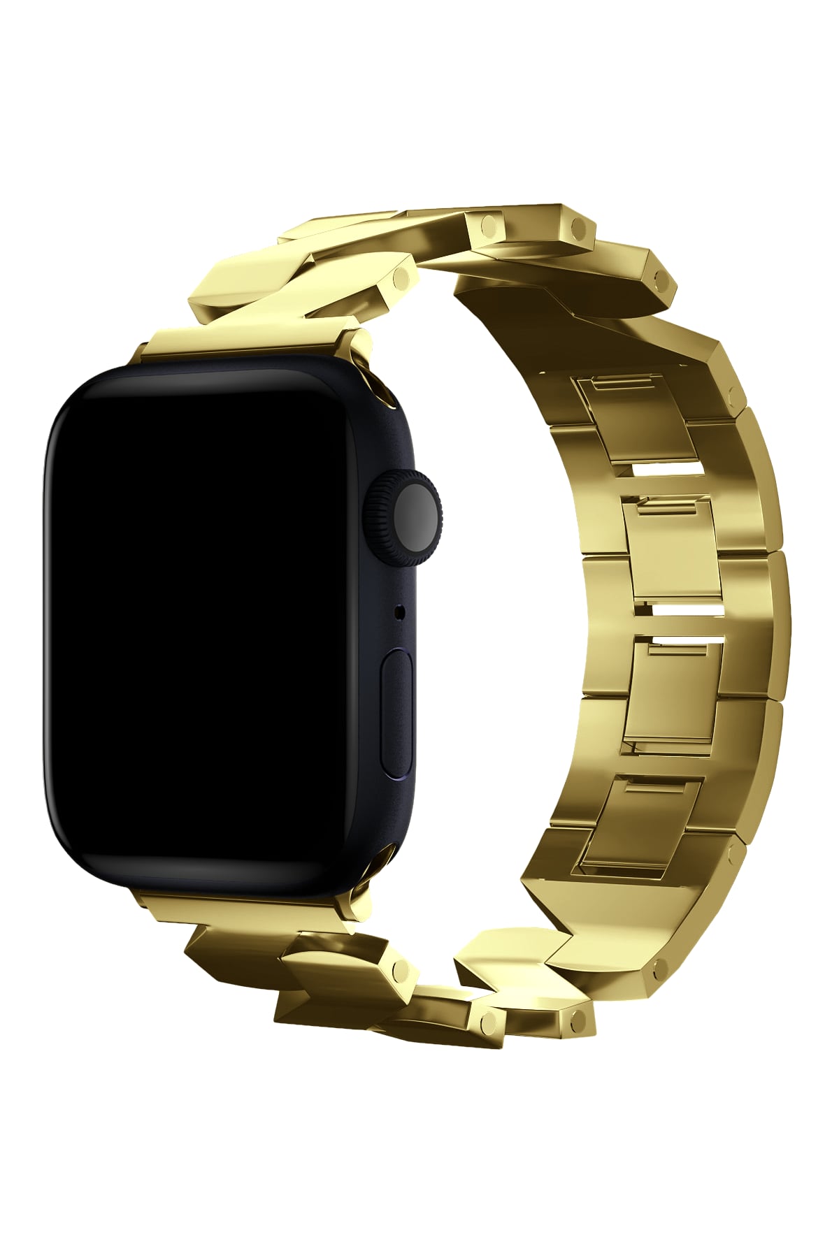 Apple Watch Uyumlu Zigzag Loop Kordon Gold  bikordon