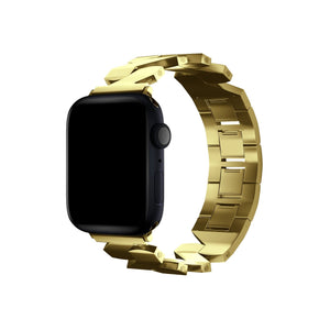 Apple Watch Uyumlu Zigzag Loop Kordon Gold  bikordon