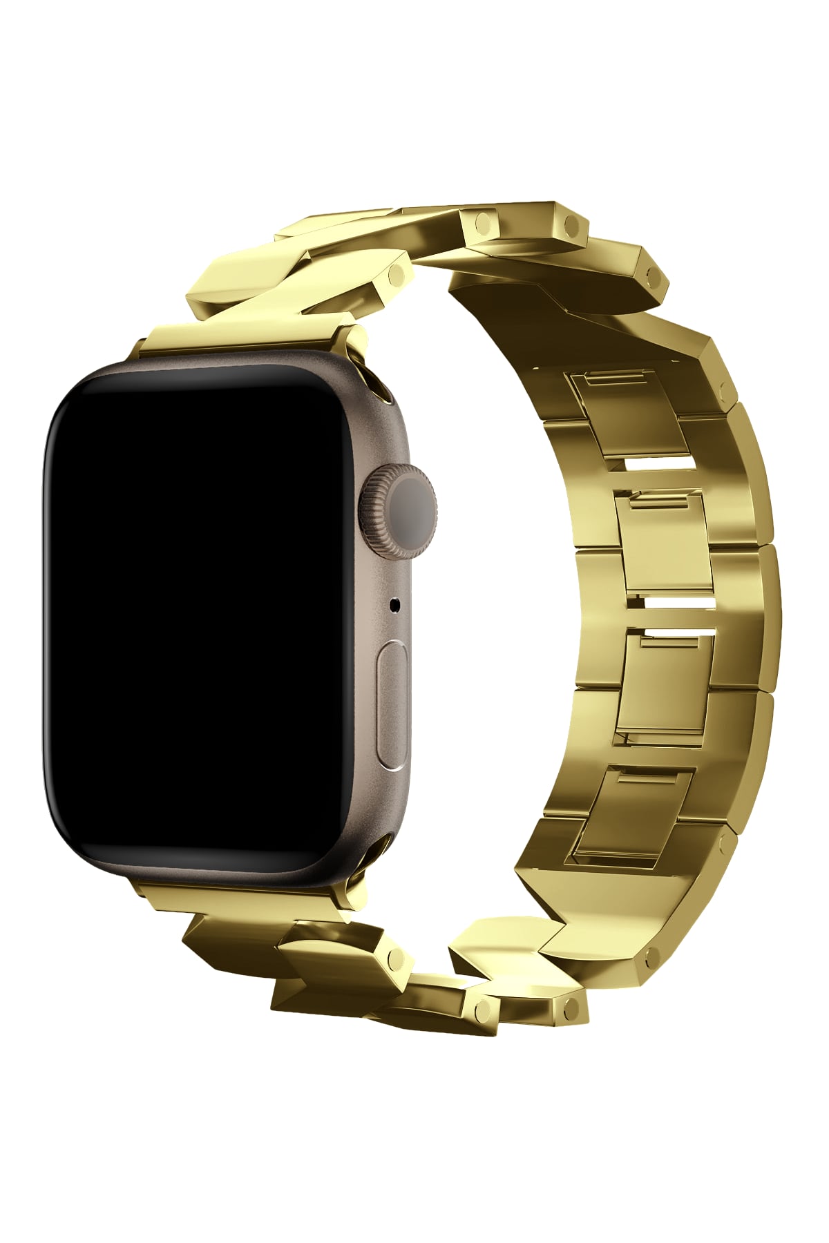Apple Watch Uyumlu Zigzag Loop Kordon Gold  bikordon