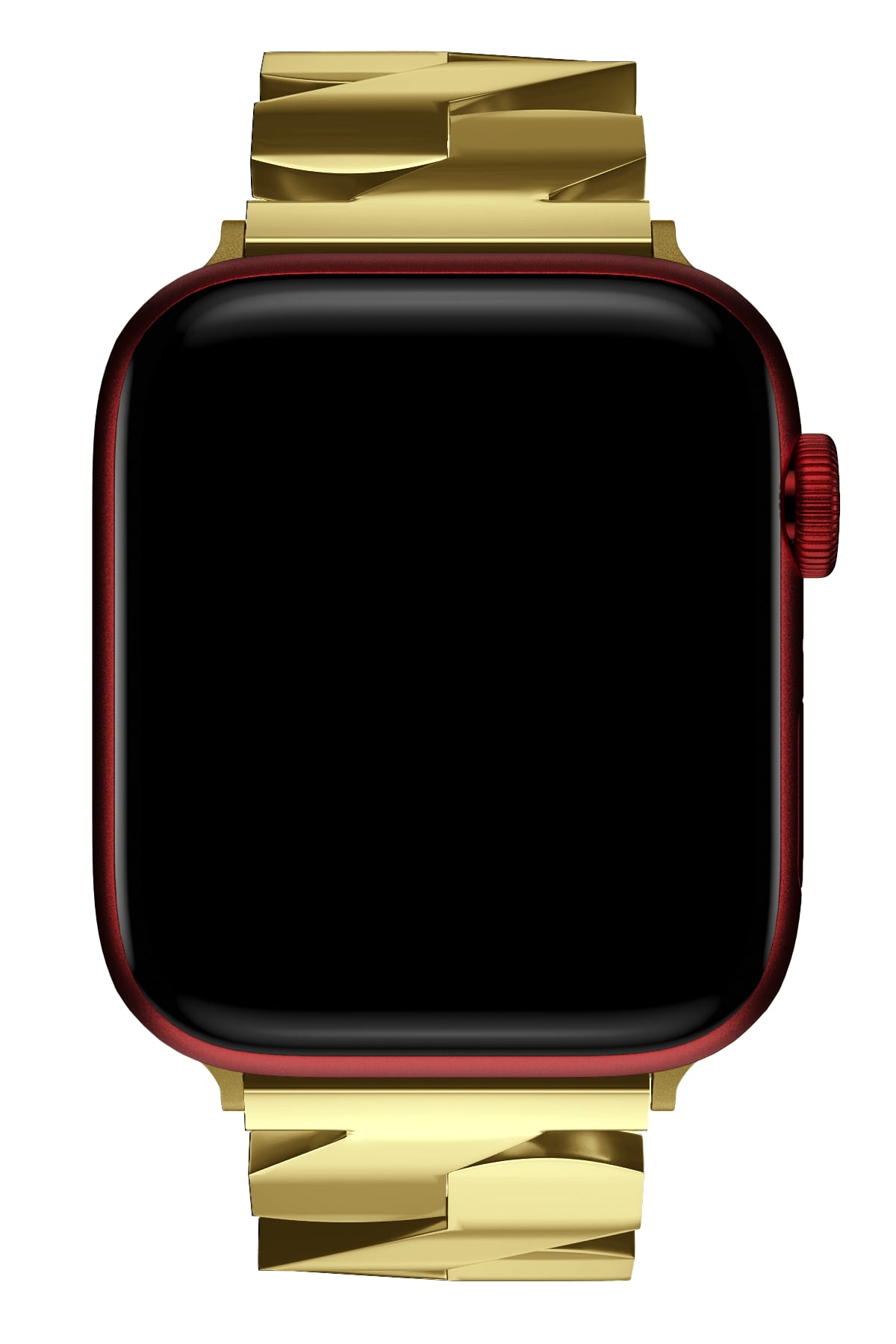 Apple Watch Uyumlu Zigzag Loop Kordon Gold  bikordon