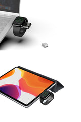 Apple Watch Uyumlu 2in1 Manyetik Taşınabilir Şarj Cihazı