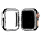 Apple Watch Uyumlu Bumper Taşlı Parlak Kasa Abby
