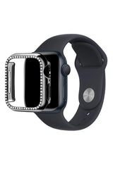Apple Watch Compatible Shiny Case with Bumper Stone Abby 