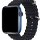 Apple Watch Compatible Ocean Silicone Band Aegean 