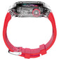 Apple Watch Compatible Armor Loop Transparent Case Protector Amaranto Silicone Band 