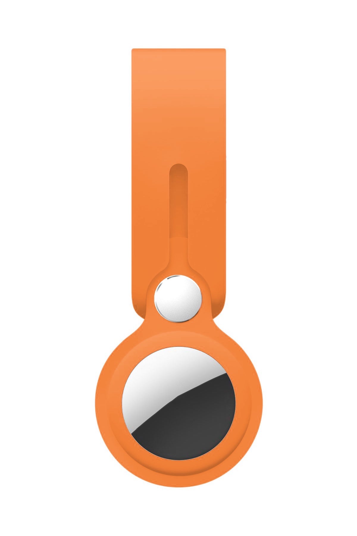 Apple Airtag Compatible Strap Silicone Keychain Cadmium 
