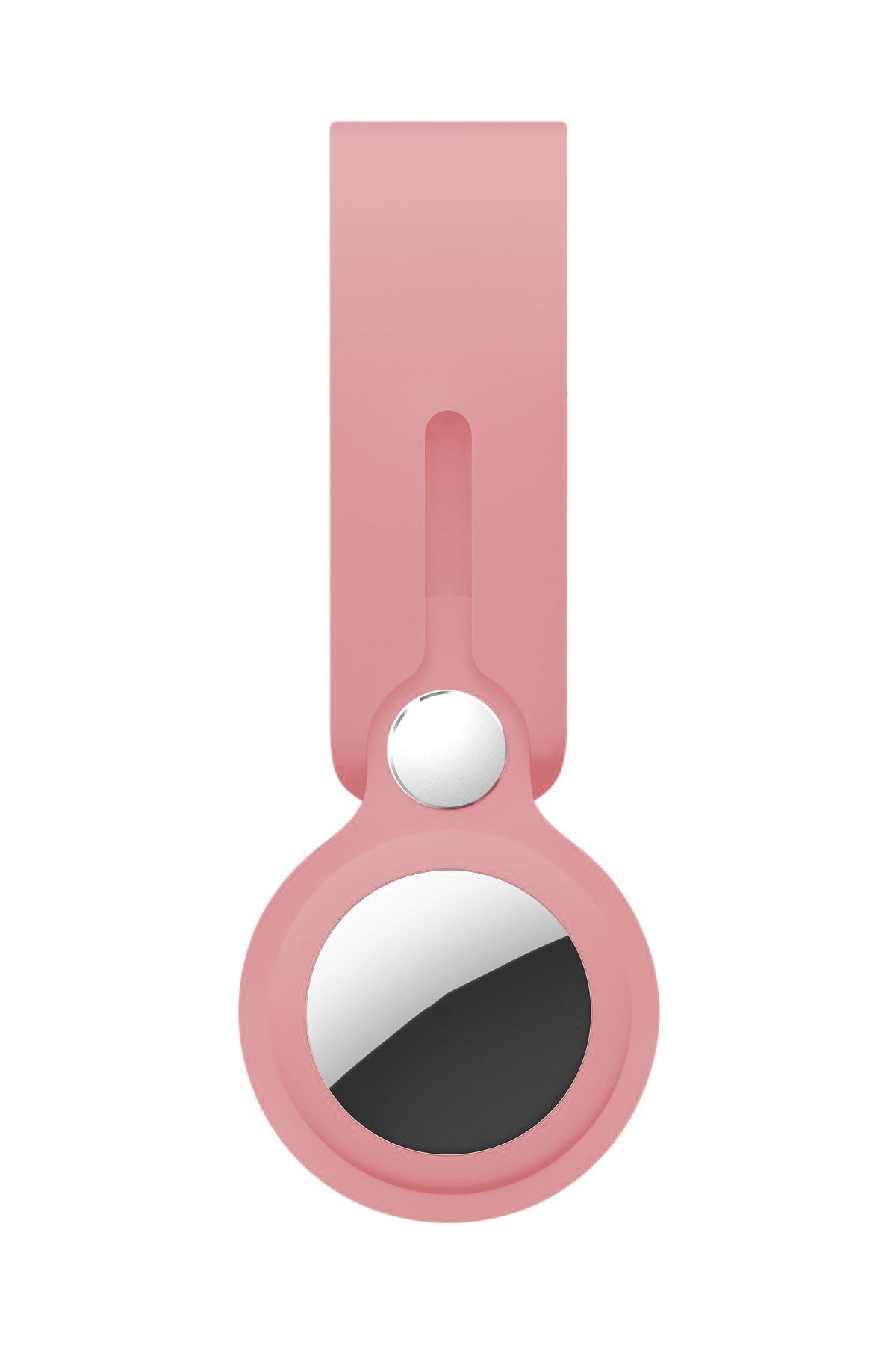 Apple Airtag Compatible Strap Silicone Keychain Carnation 