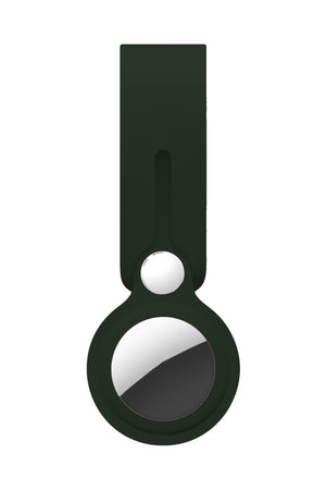 Apple Airtag Uyumlu Askılı Silikon Anahtarlık Moss  bikordon