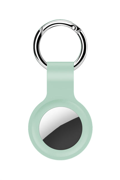 Apple Airtag Compatible Silicone Keychain Aquamarine 