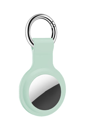 Apple Airtag Compatible Silicone Keychain Aquamarine 