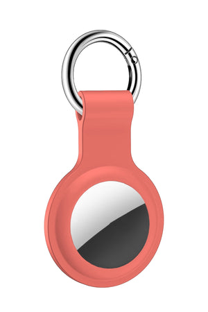 Apple Airtag Compatible Silicone Keychain Salmon 