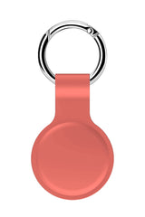 Apple Airtag Compatible Silicone Keychain Salmon 