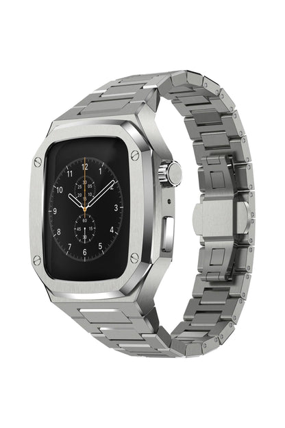 Apple Watch Compatible Belize Case Protective Band Silver Gray 