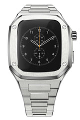 Apple Watch Uyumlu Belize Kasa Koruyucu Kordon Gümüş Gri
