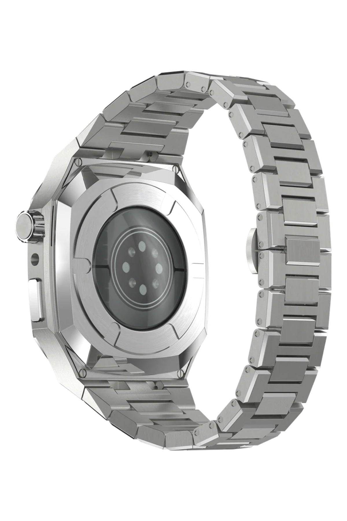 Apple Watch Uyumlu Belize Kasa Koruyucu Kordon Gümüş Gri  bikordon