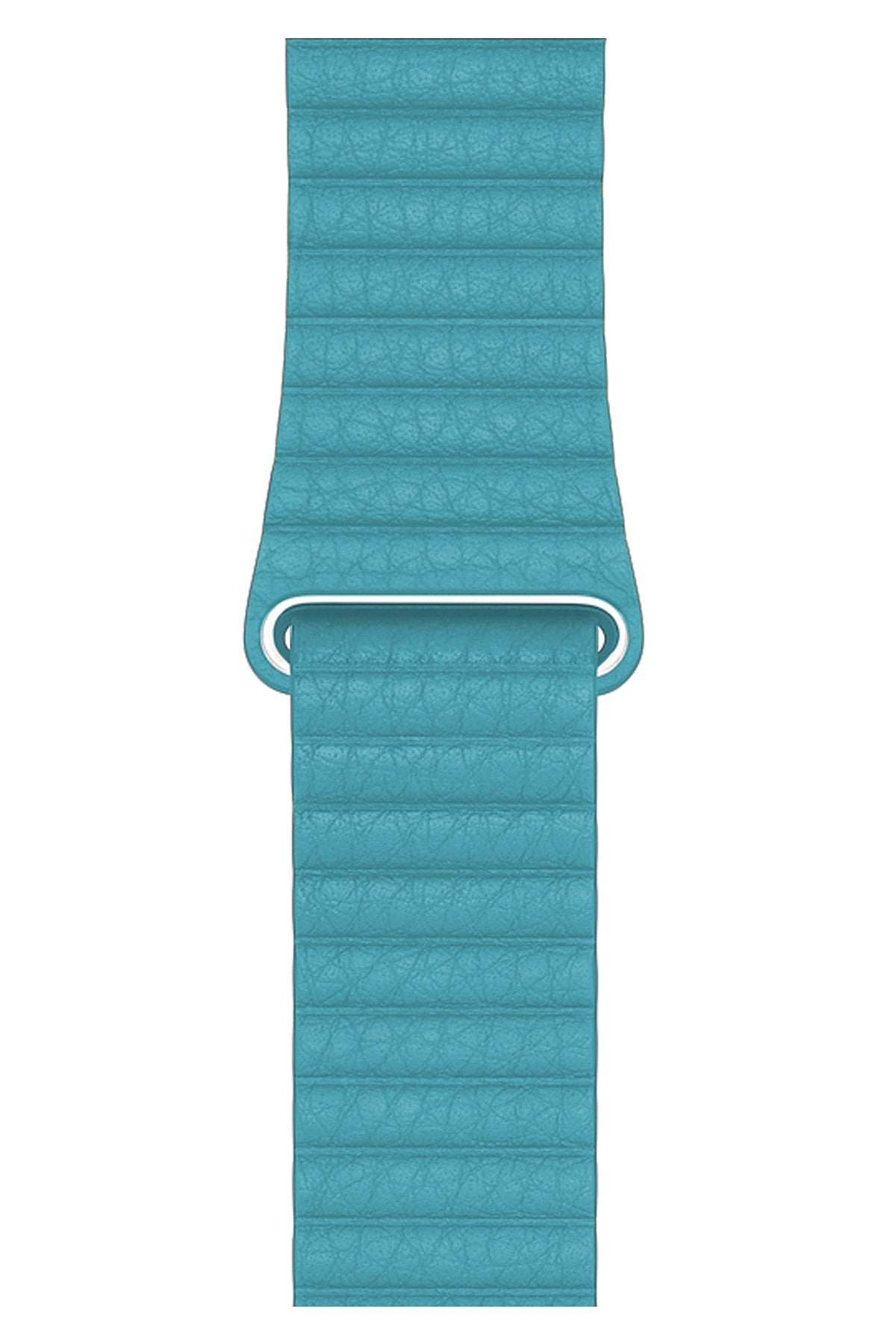 Apple Watch Uyumlu Deri Loop Kordon Akuamarin  bikordon