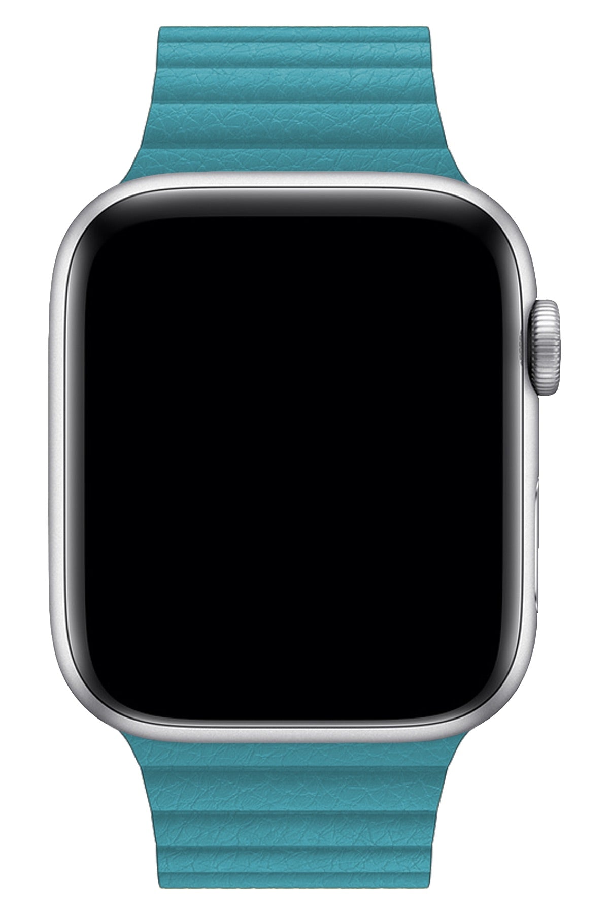 Apple Watch Uyumlu Deri Loop Kordon Akuamarin  bikordon