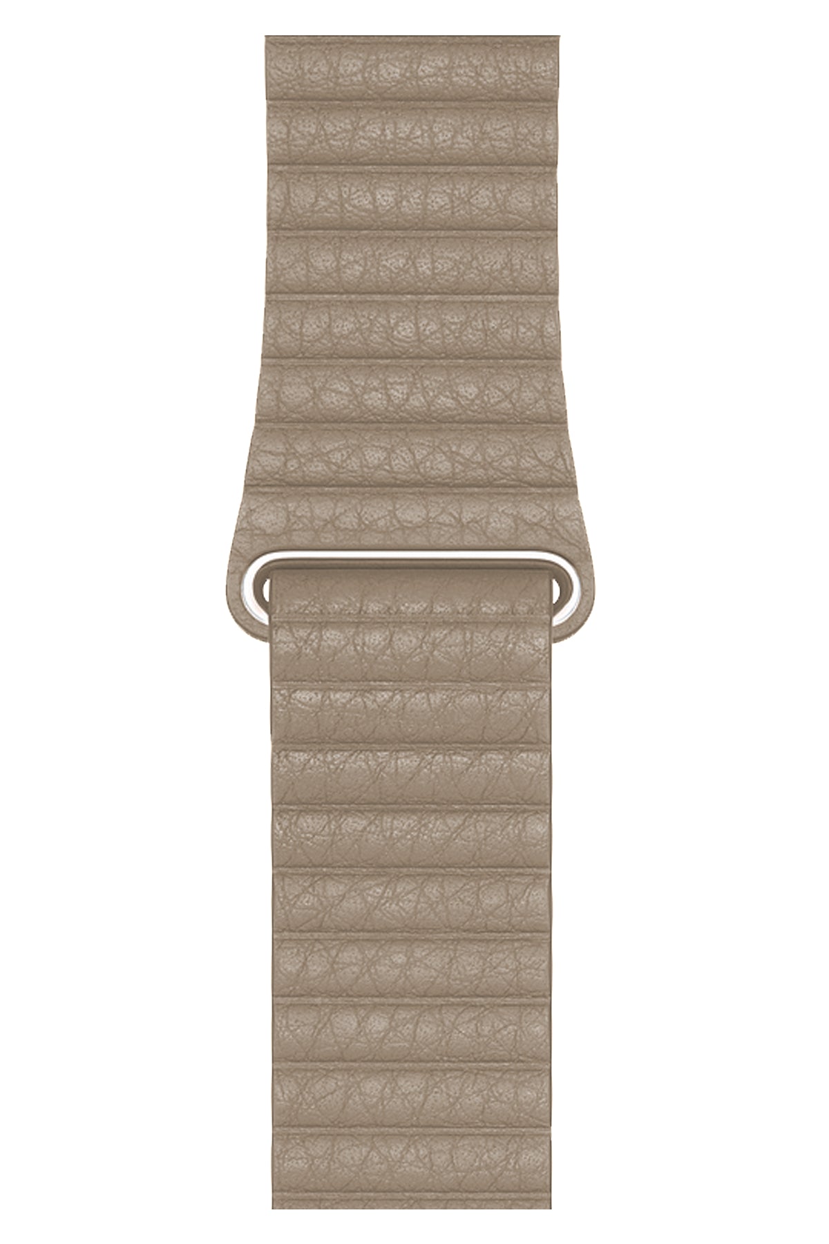 Apple Watch Compatible Leather Loop Band Beige 