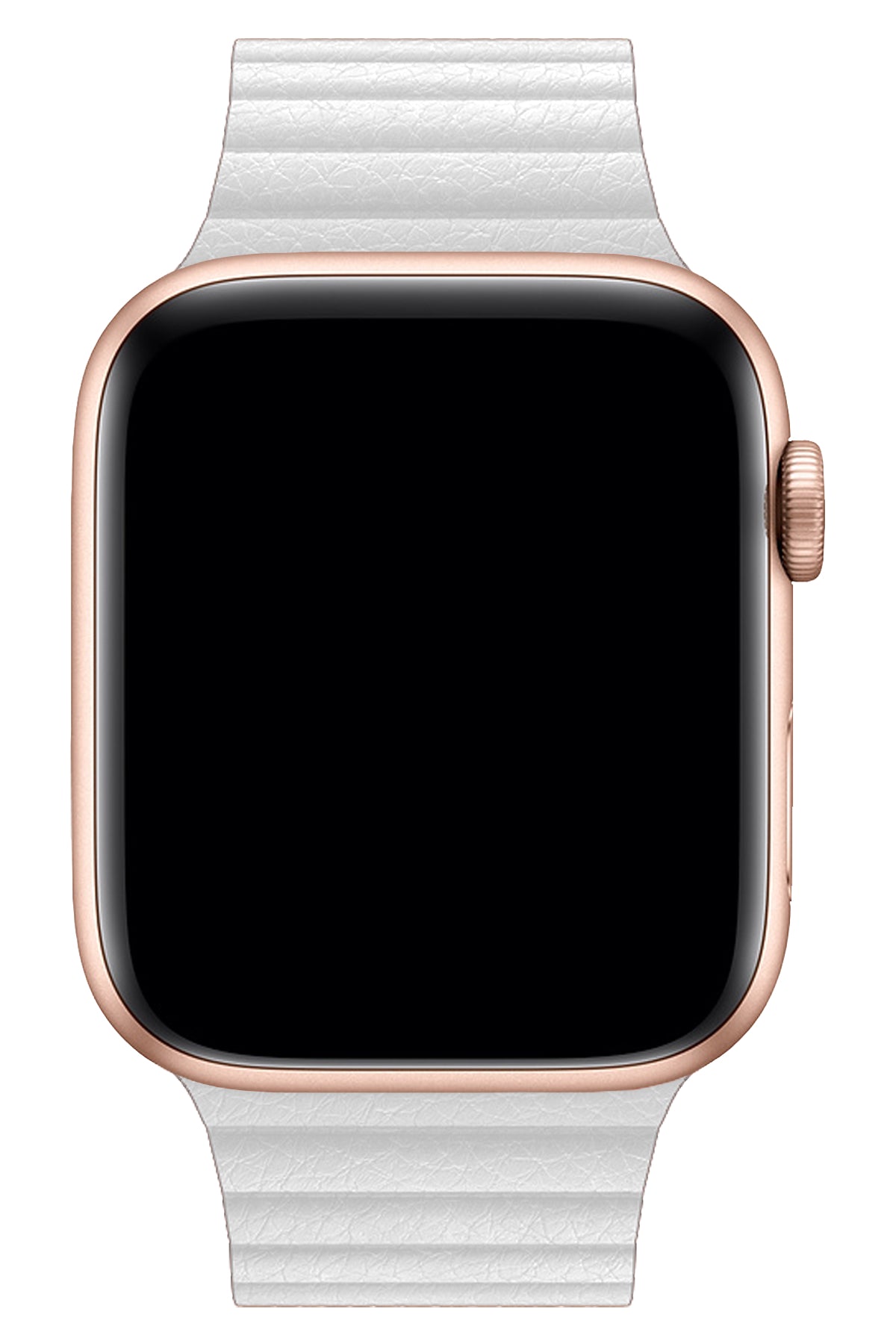 Apple Watch Uyumlu Deri Loop Kordon Beyaz  bikordon