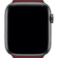 Apple Watch Compatible Leather Loop Band Claret Red