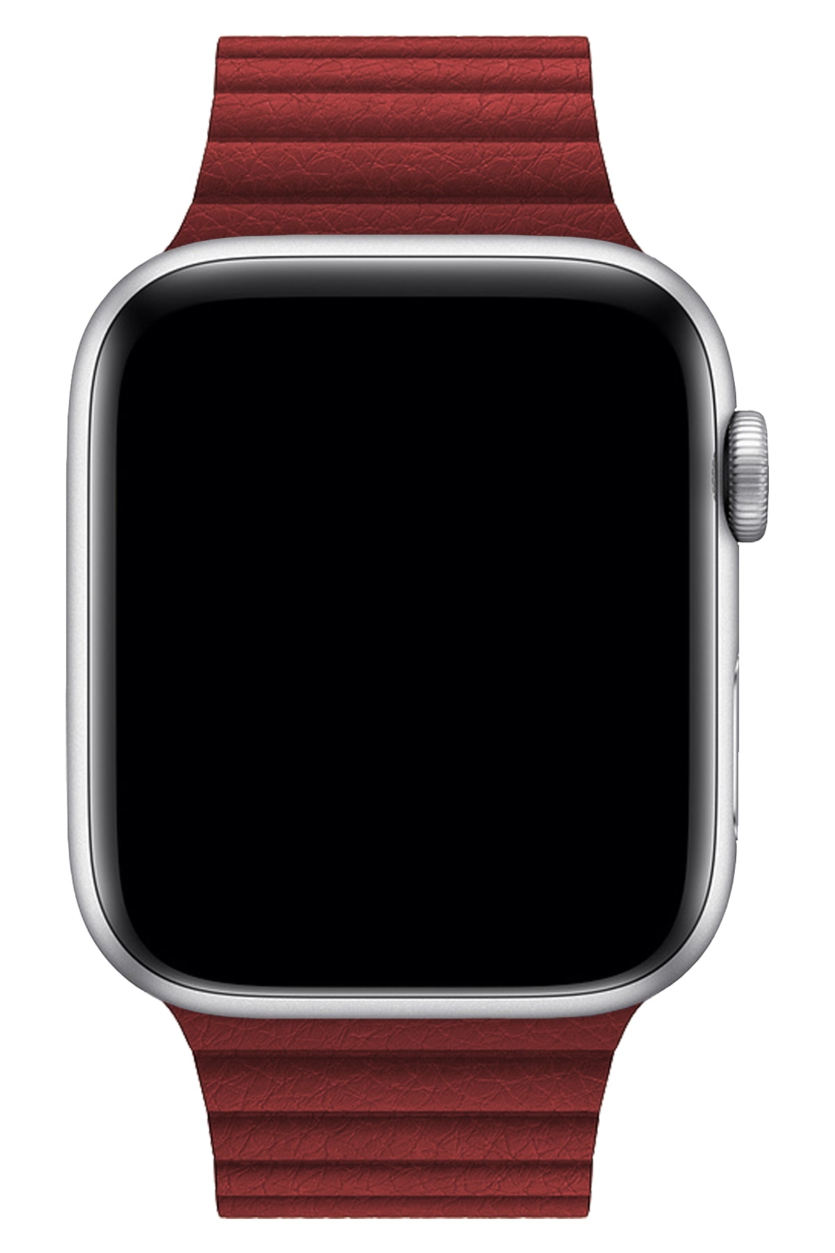 Apple Watch Uyumlu Deri Loop Kordon Bordo  bikordon