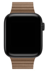 Apple Watch Uyumlu Deri Loop Kordon BurlyWood