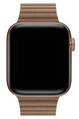 Apple Watch Uyumlu Deri Loop Kordon BurlyWood