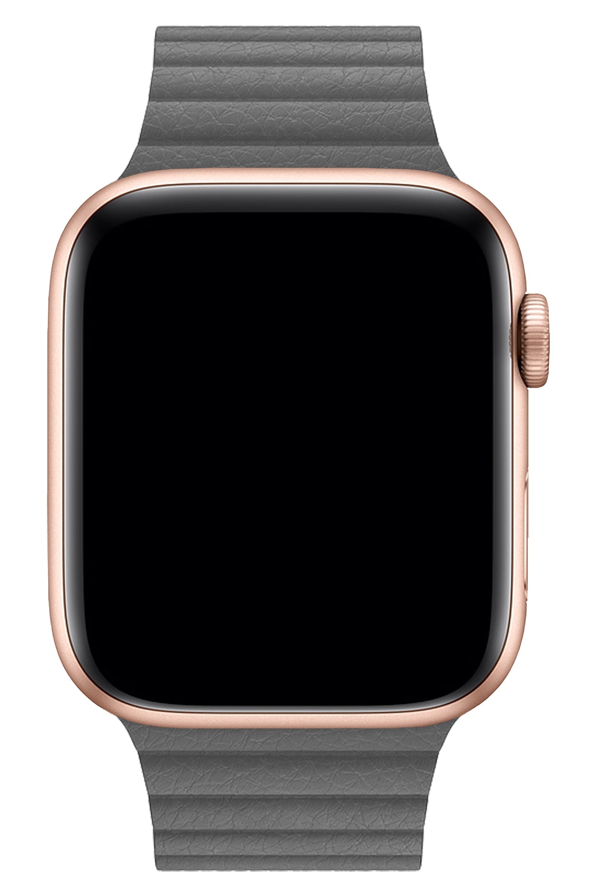 Apple Watch Uyumlu Deri Loop Kordon Gri  bikordon