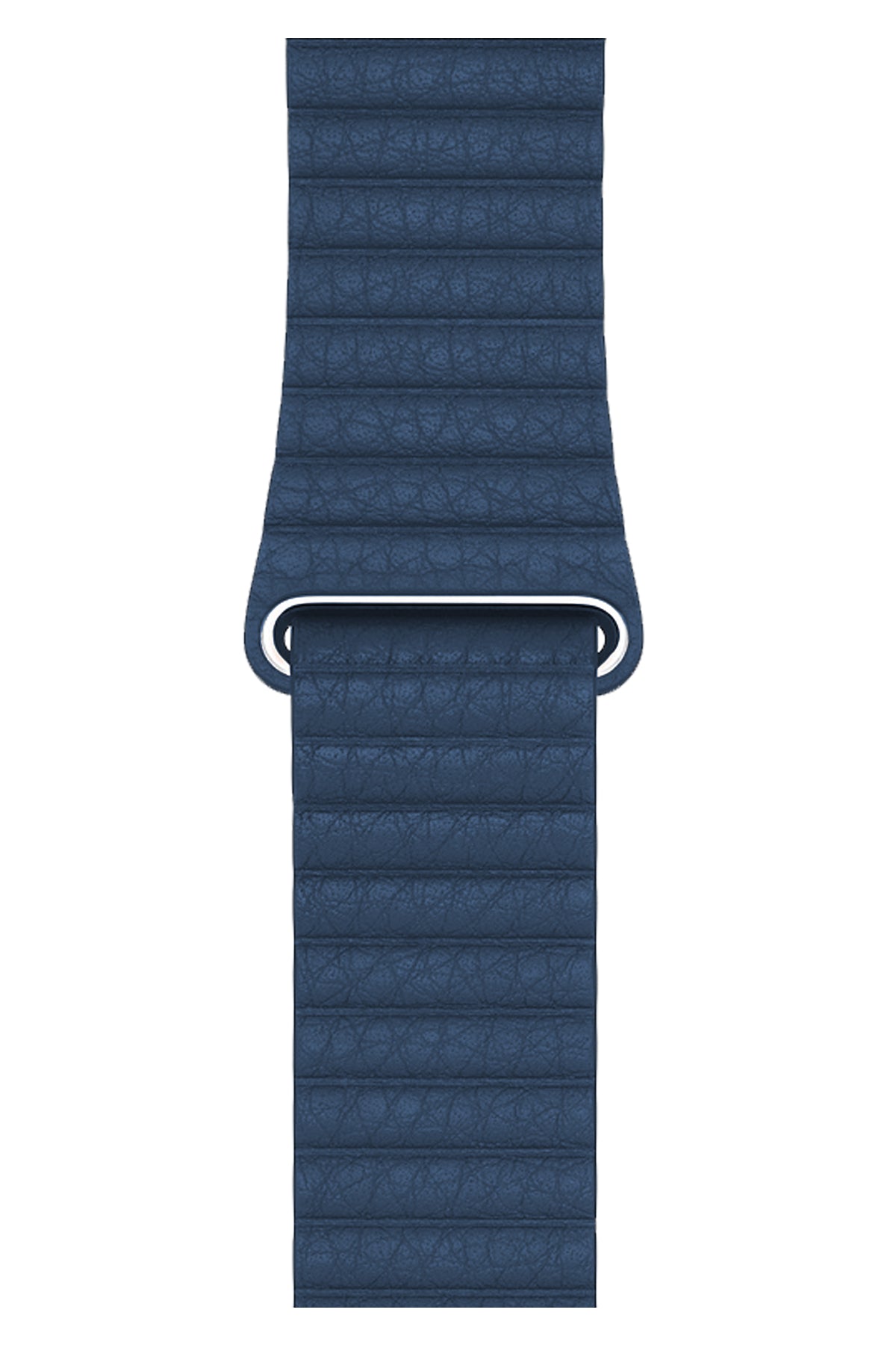 Apple Watch Compatible Leather Loop Band Navy Blue