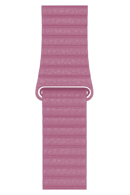 Apple Watch Compatible Leather Loop Band Pink 