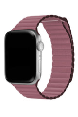 Apple Watch Uyumlu Deri Loop Kordon Rust