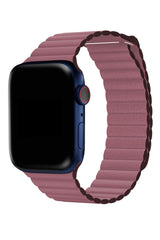 Apple Watch Uyumlu Deri Loop Kordon Rust