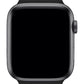 Apple Watch Compatible Leather Loop Band Black 
