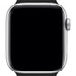 Apple Watch Compatible Leather Loop Band Black 