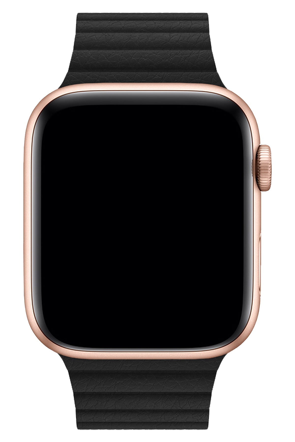 Apple Watch Uyumlu Deri Loop Kordon Siyah  bikordon