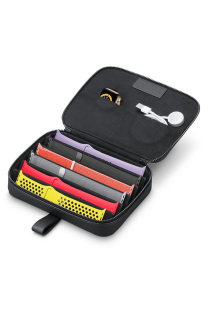 Apple Watch Leather Travel Case Black - Main Image