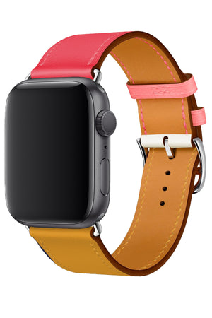 Apple Watch Uyumlu Duo Loop Kordon Garnet  bikordon