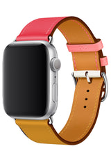 Apple Watch Uyumlu Duo Loop Kordon Garnet