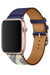 Apple Watch Uyumlu Duo Loop Kordon Lacivert