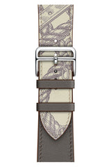 Apple Watch Compatible Duo Loop Band Marine Gray 